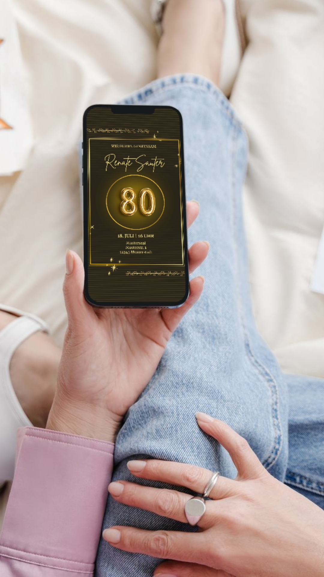 80. Geburtstag ohne Bild