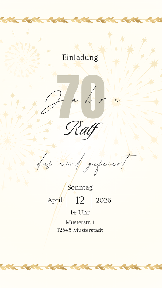 70. Geburtstag