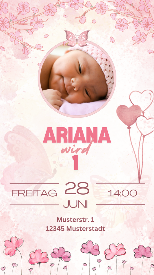 Pink mit Bild