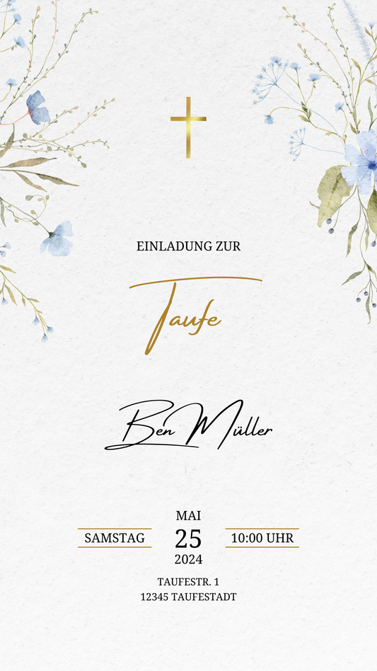 Taufe Ben ohne Bild