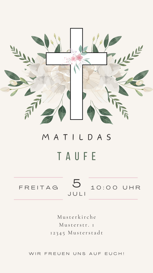 Taufe Matilda ohne Bild