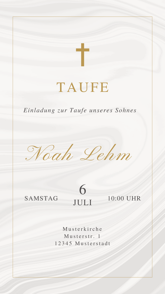Taufe Noah ohne Bild
