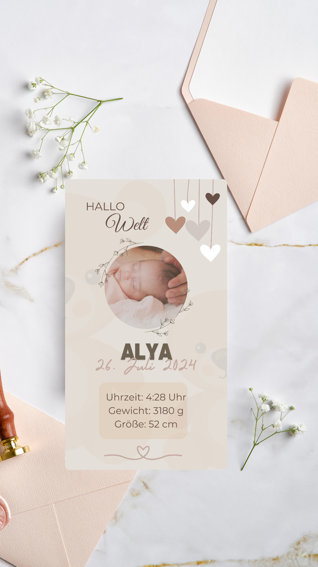 Hallo Welt Alya mit Bild