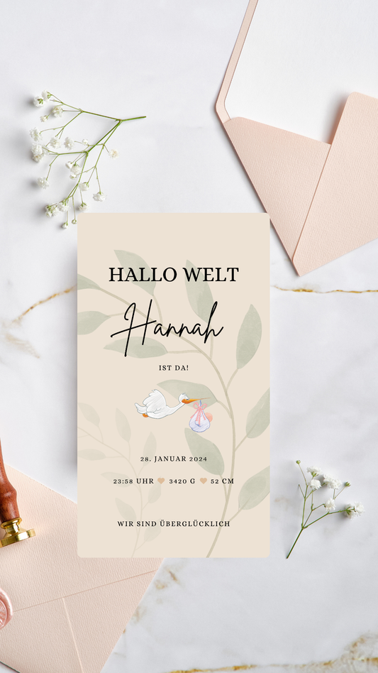 Hallo Welt Hannah ohne Bild