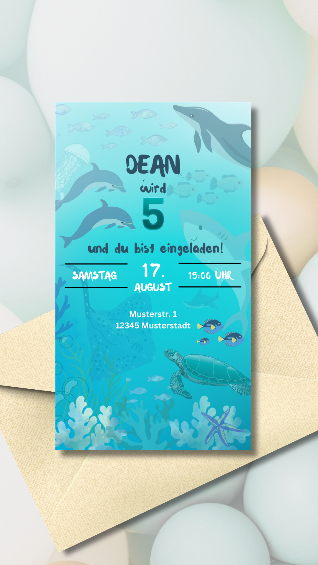 Unterwasserwelt ohne Bild