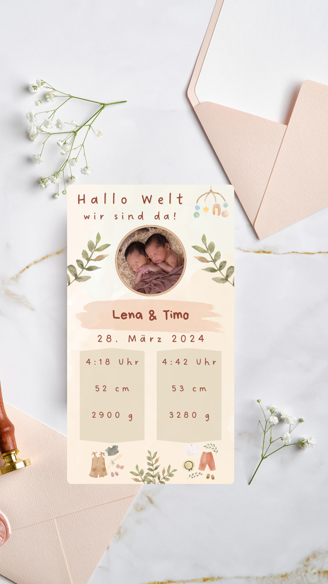 Hallo Welt Twins1 mit Bild