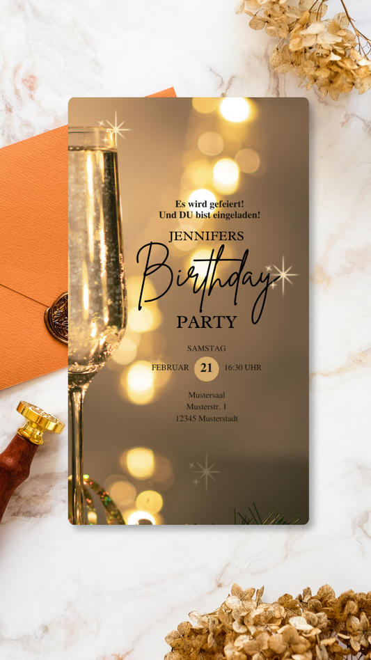 Geburtstag Gold