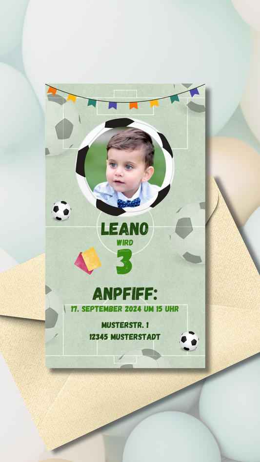 Fußball mit Bild