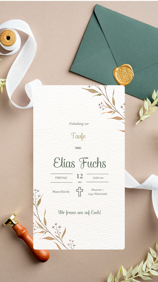Taufe Elias ohne Bild