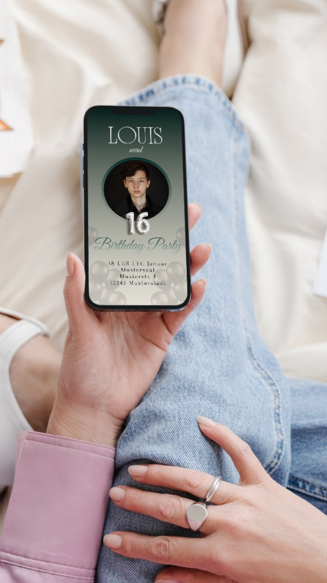 16. Geburtstag Louis mit Bild
