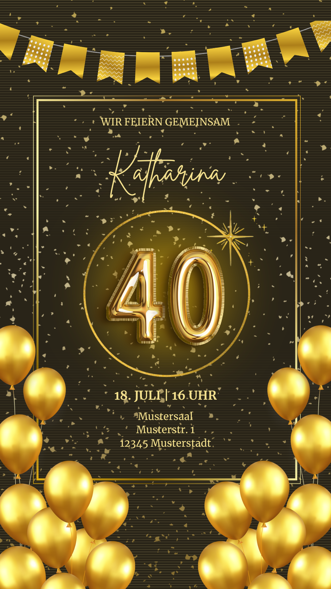 40. Geburtstag Katharina ohne Bild