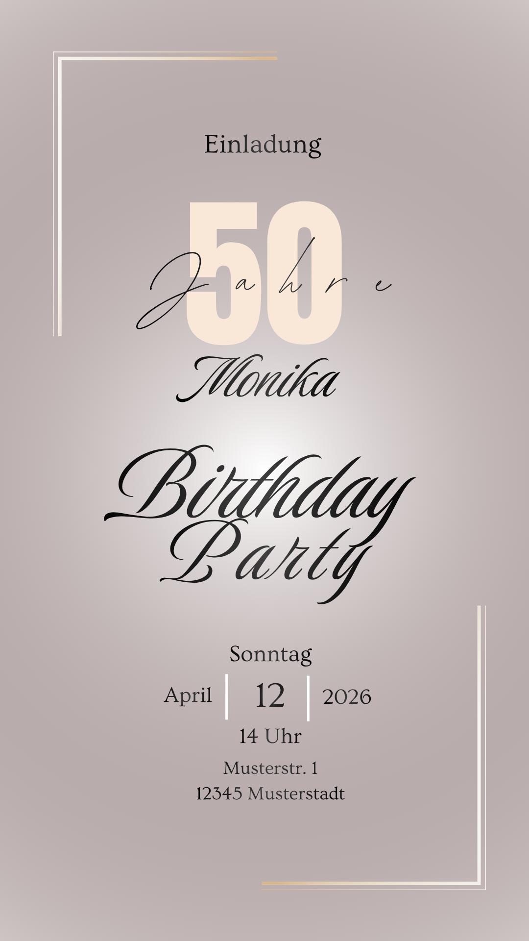 50. Geburtstag