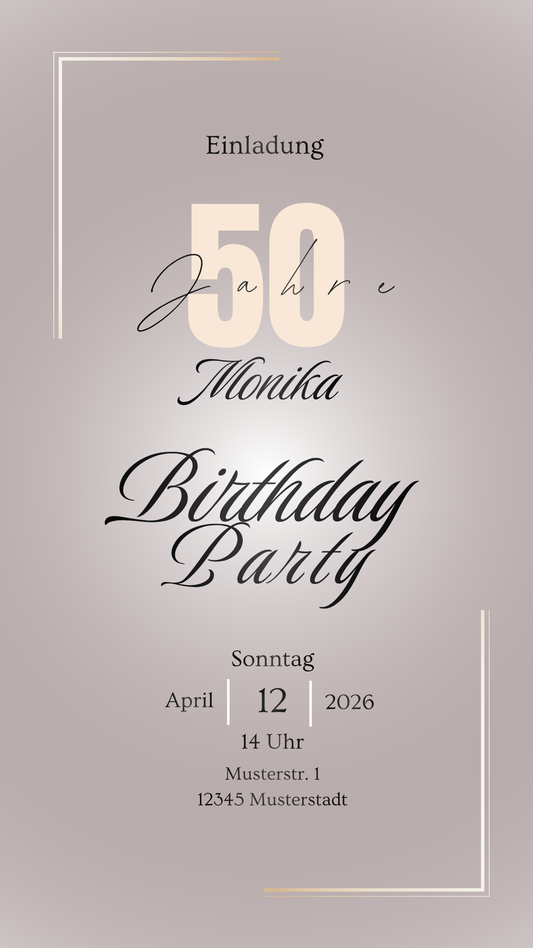 50. Geburtstag