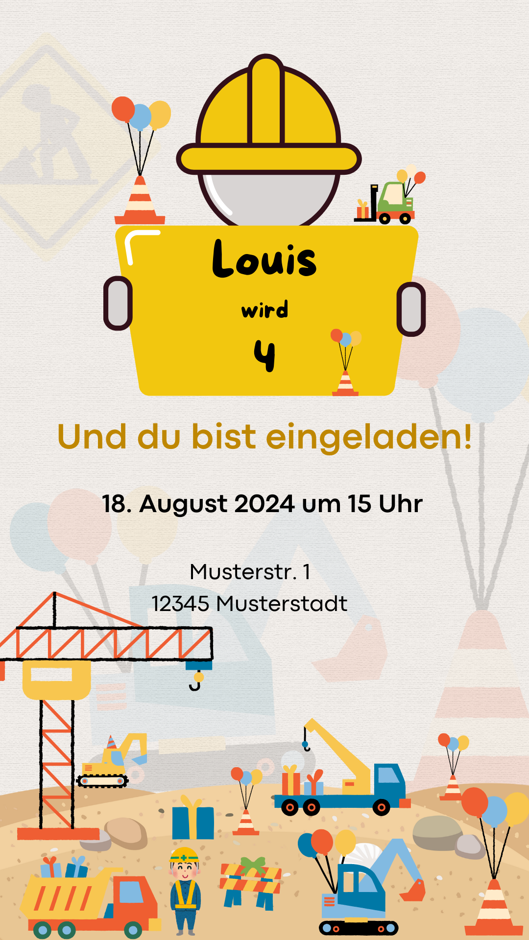 Baustelle ohne Bild