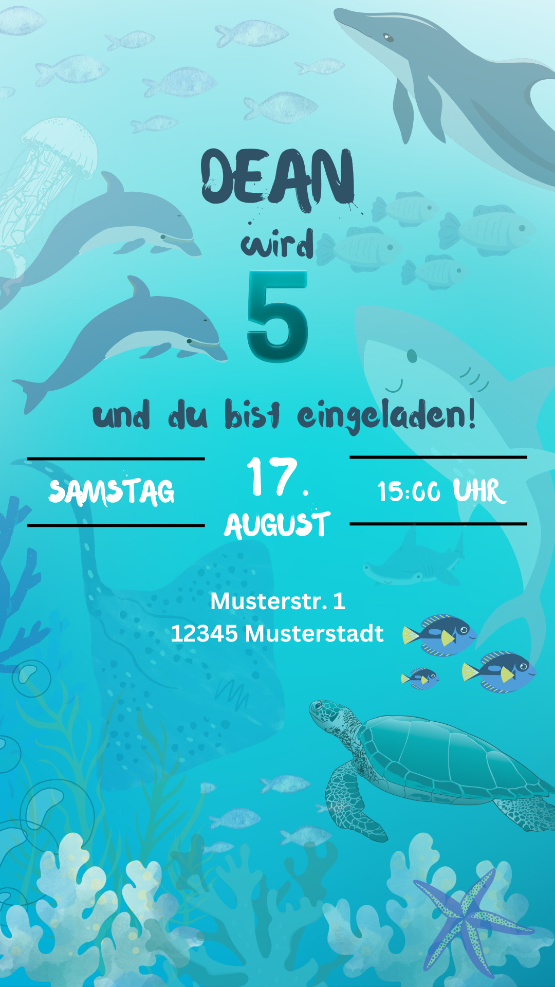 Unterwasserwelt ohne Bild