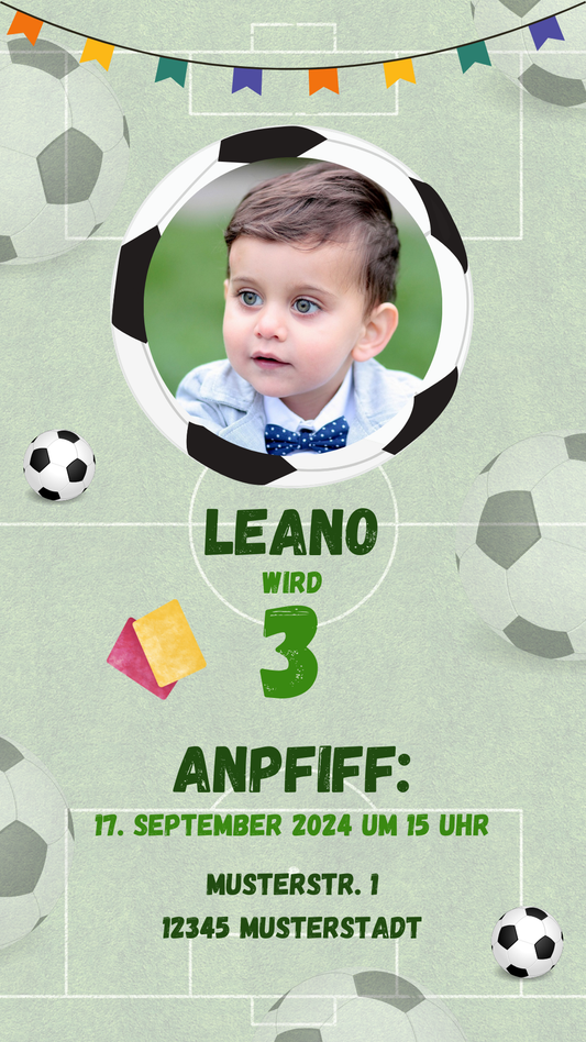 Fußball mit Bild
