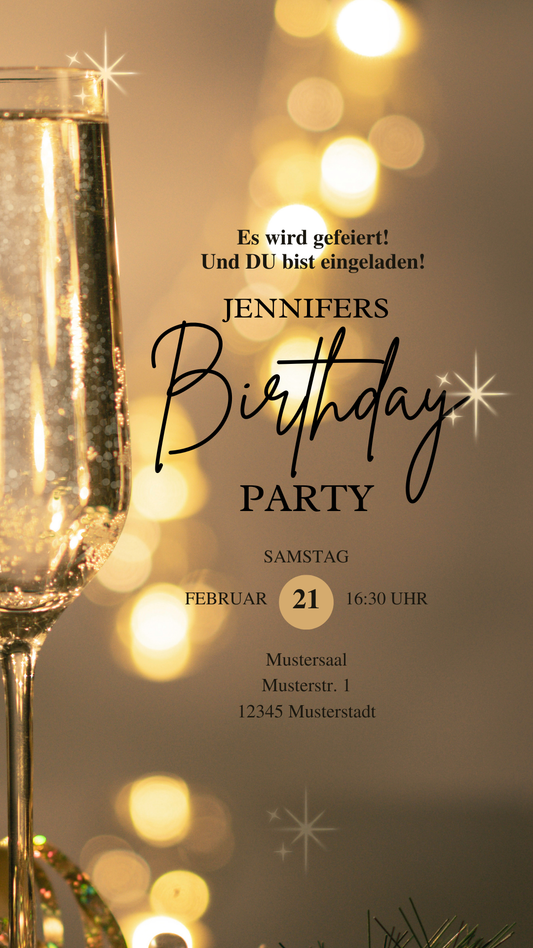 Geburtstag Gold