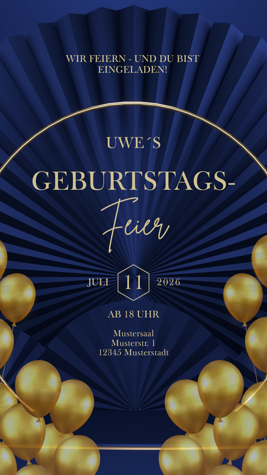 Geburtstag Blue