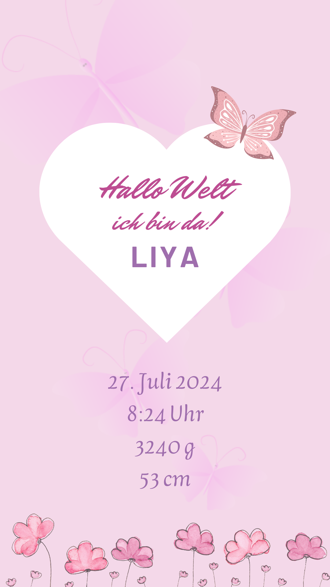 Hallo Welt Liya ohne Bild