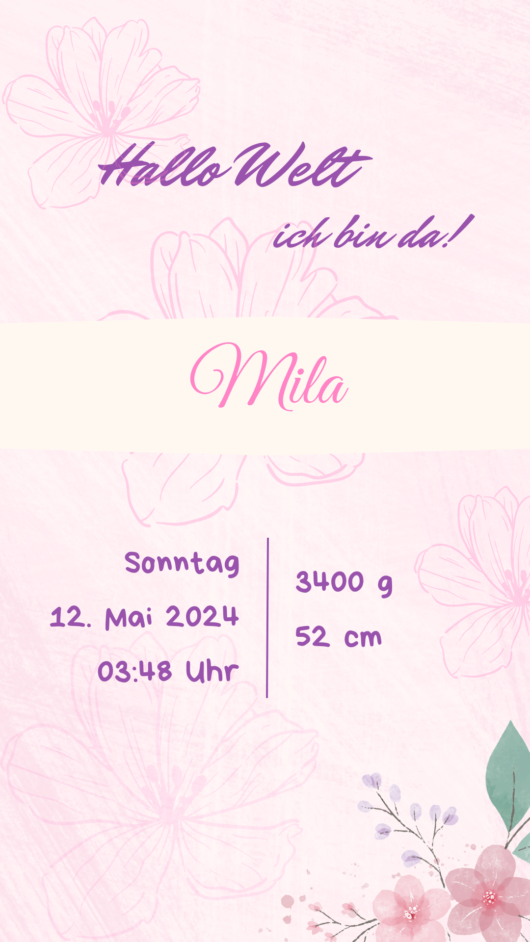 Hallo Welt Mila ohne Bild