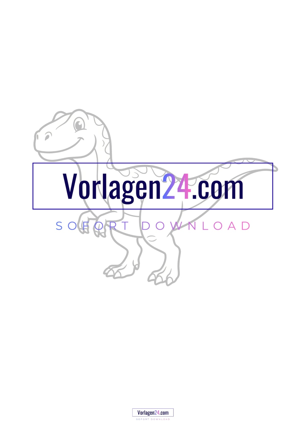 20 Ausmalbilder Dinosaurier