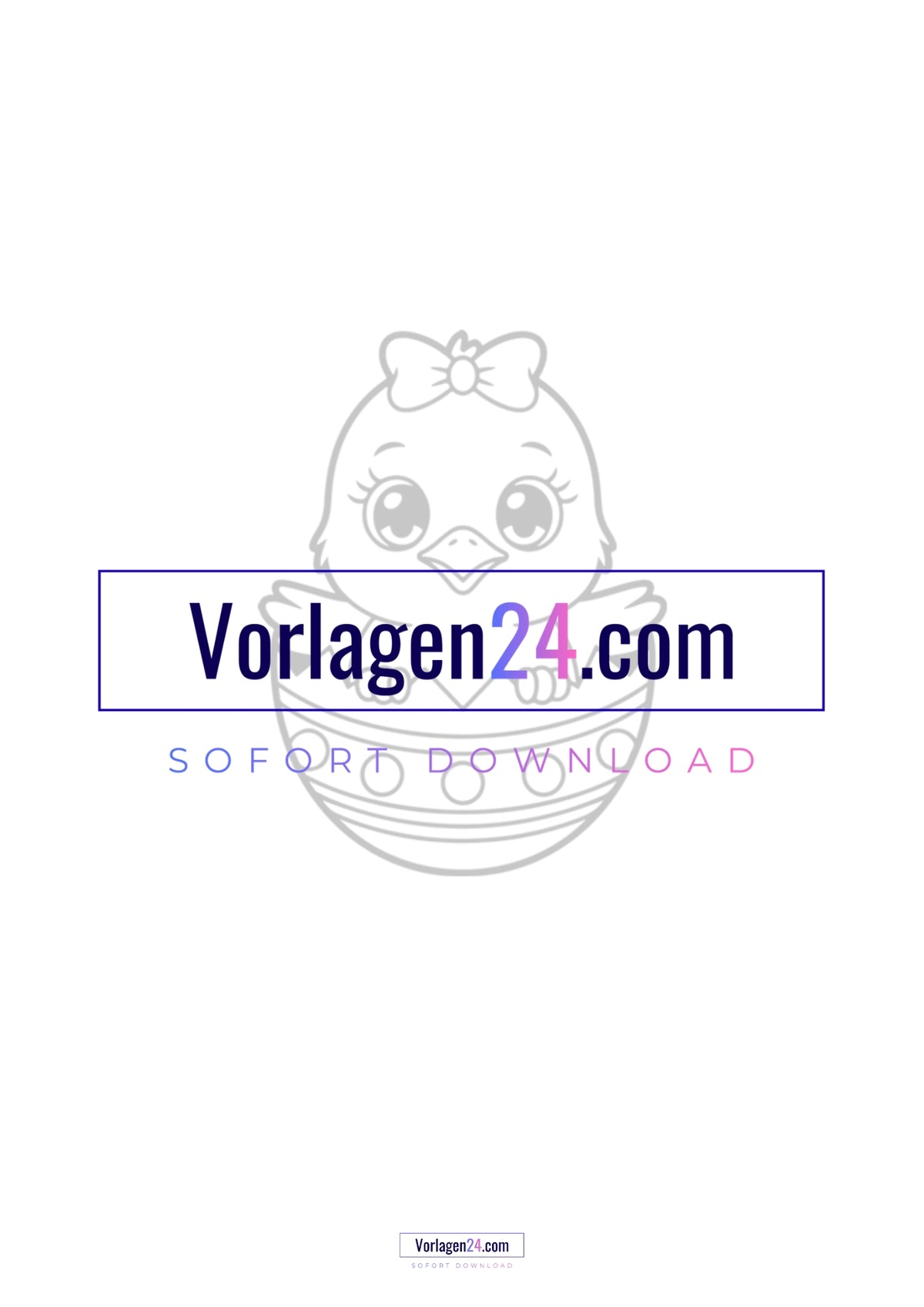 20 Ausmalbilder Ostern