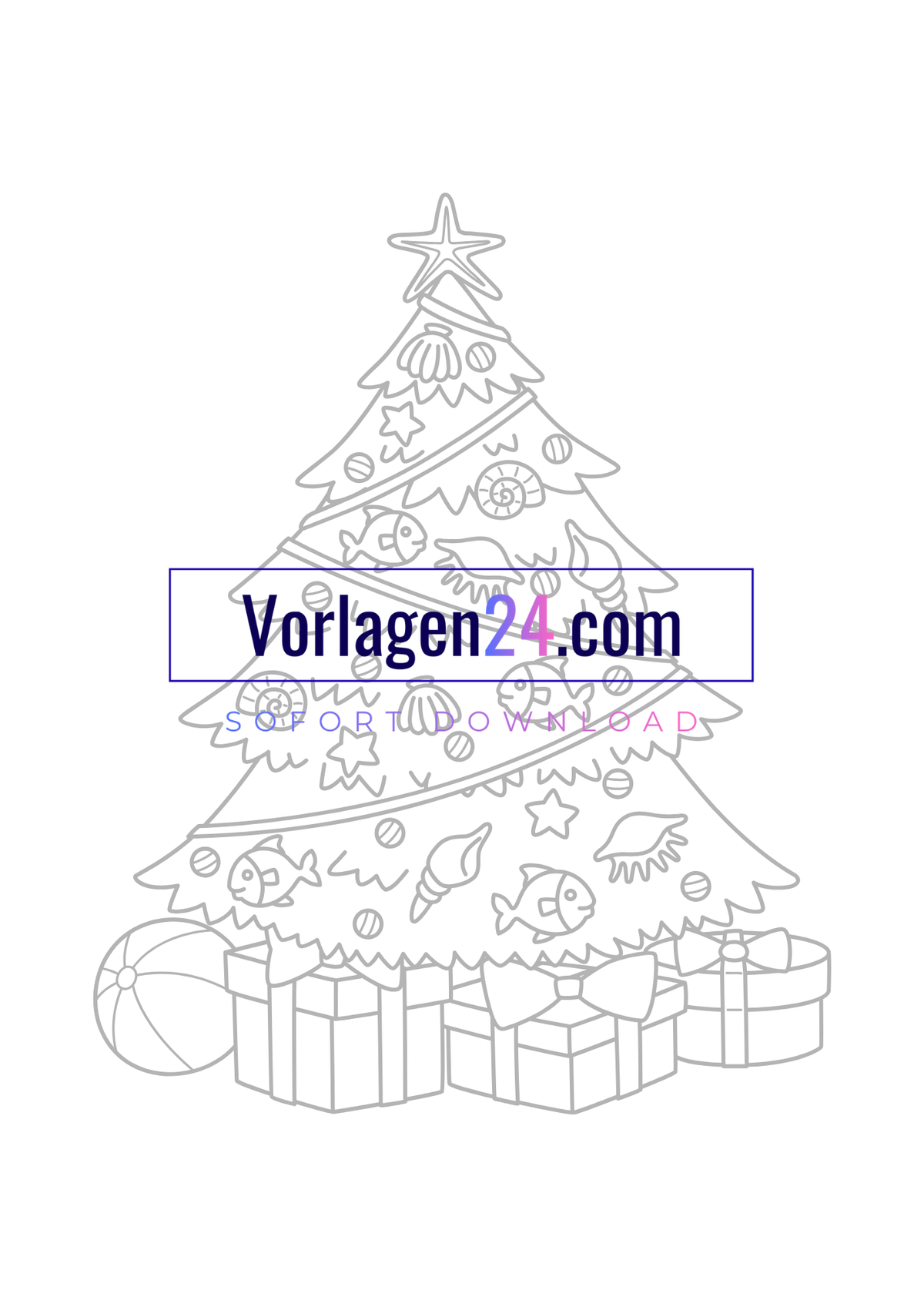 50 Ausmalbilder Weihnachten
