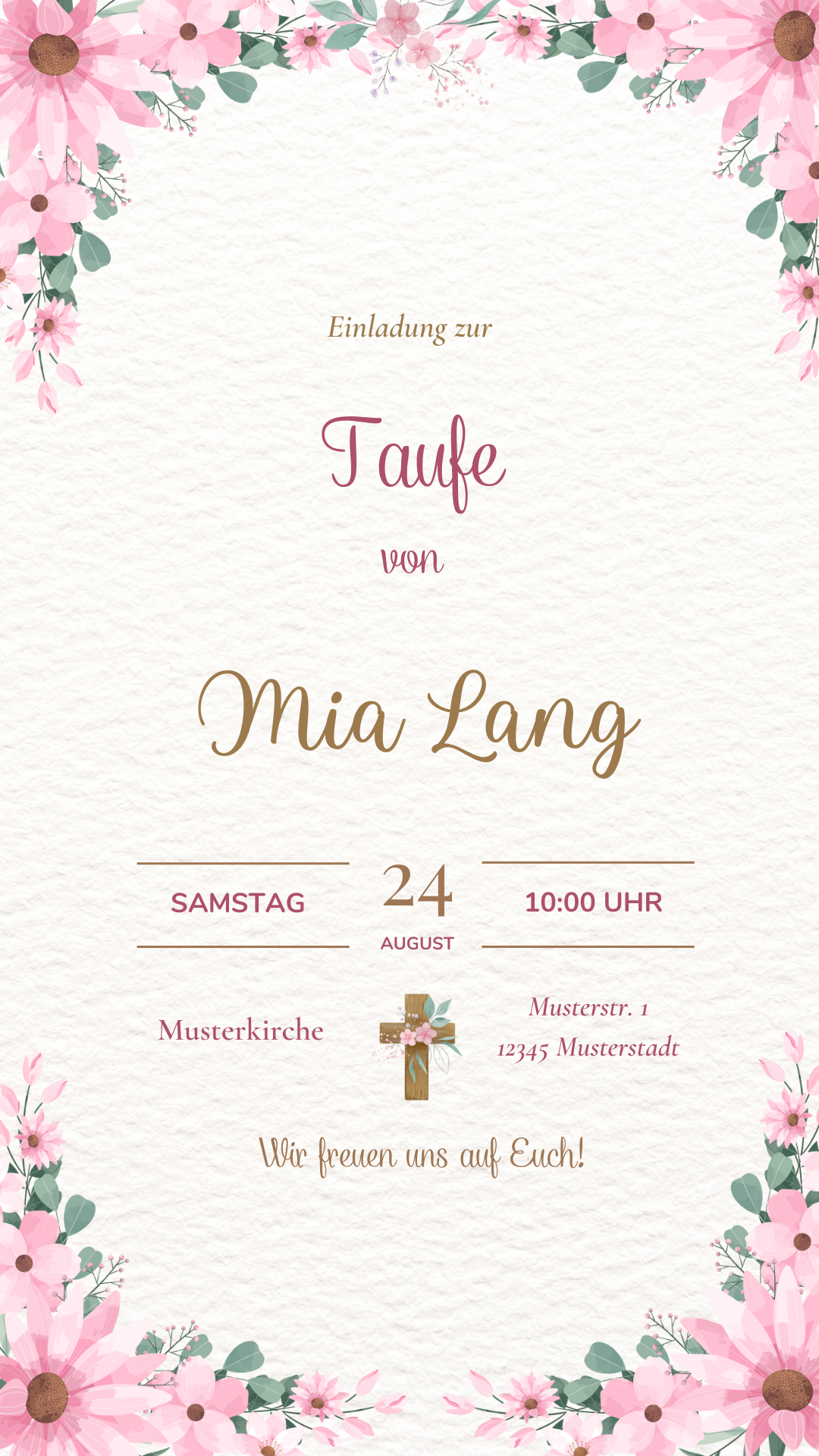 Taufe Mia ohne Bild