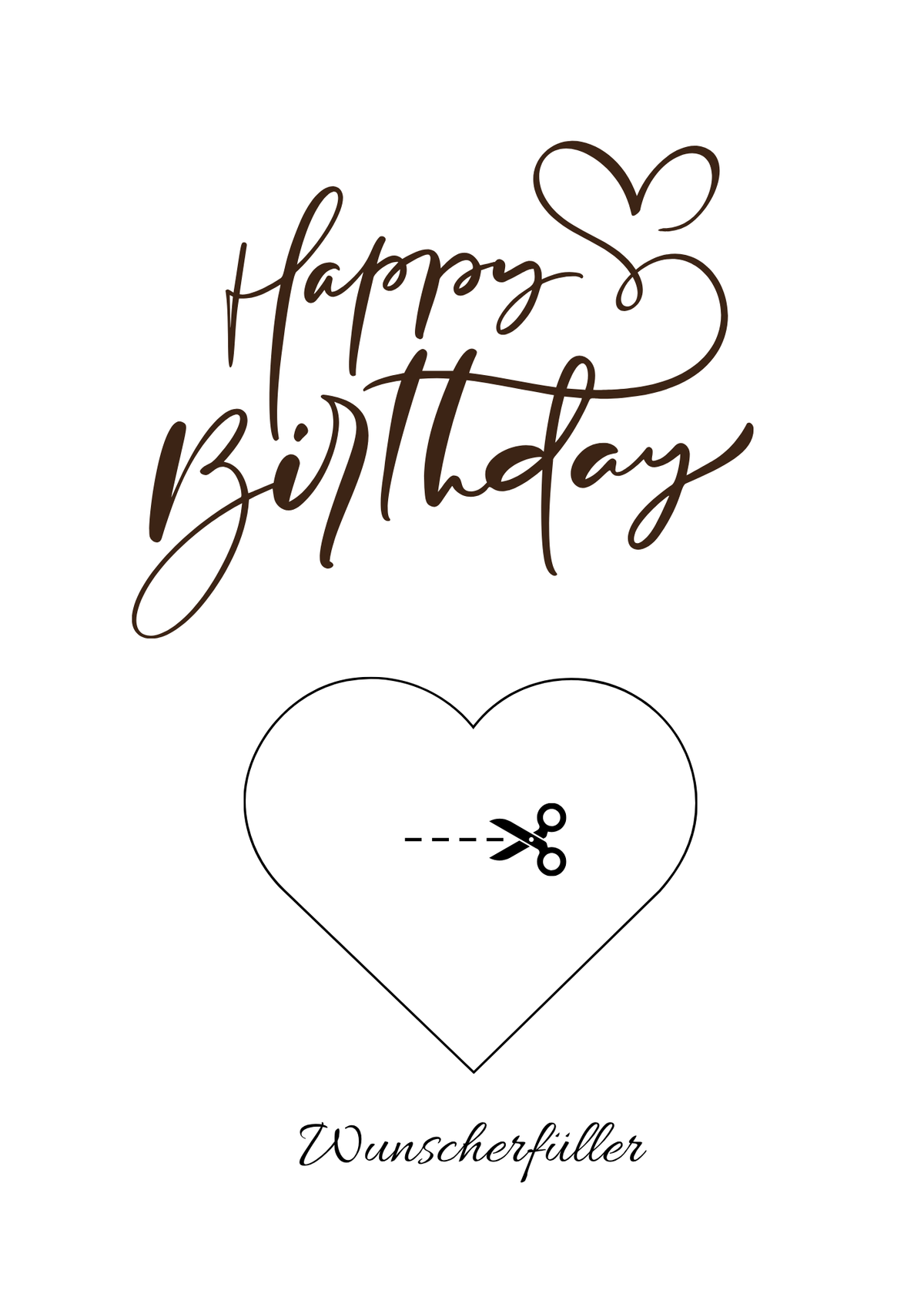 Wunscherfüller Happy Birthday